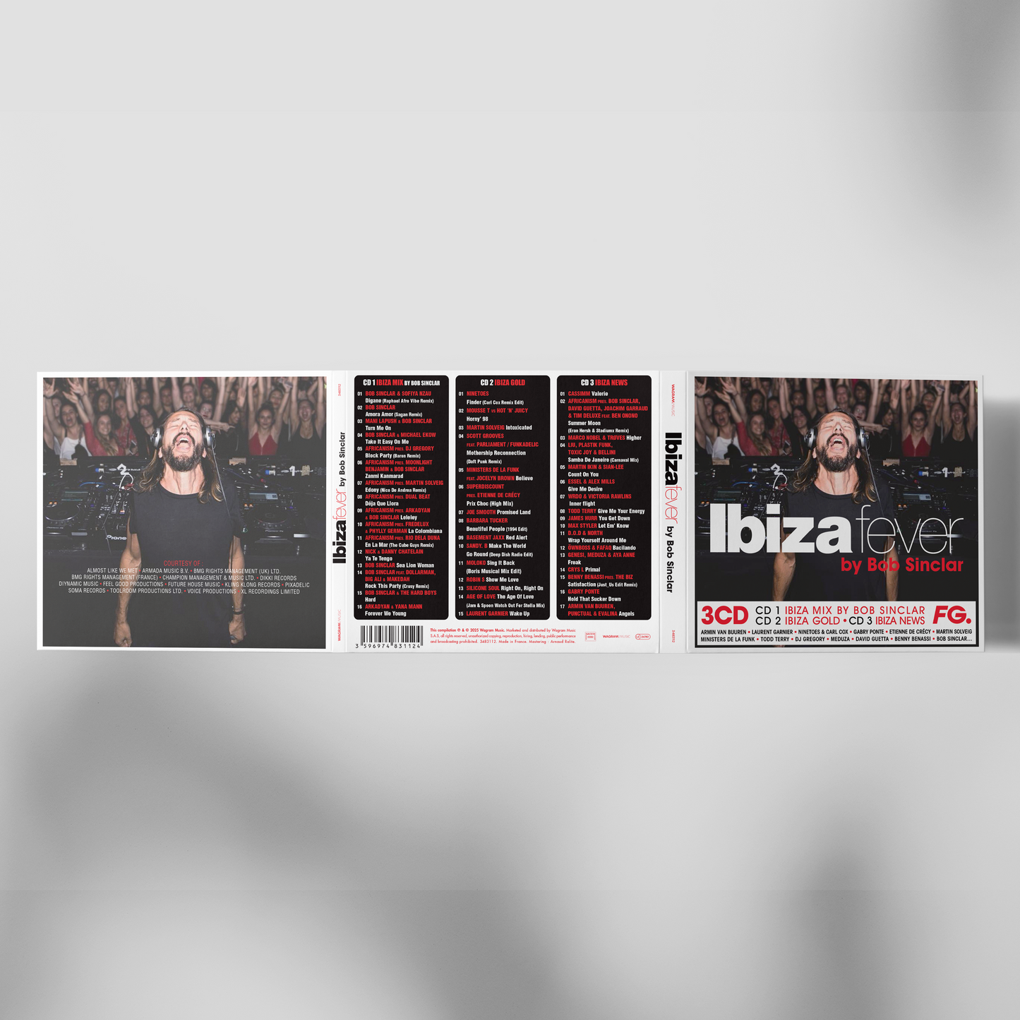 3 CD 48 Tracks | Ibiza Fever By Bob Sinclar | Various Artists